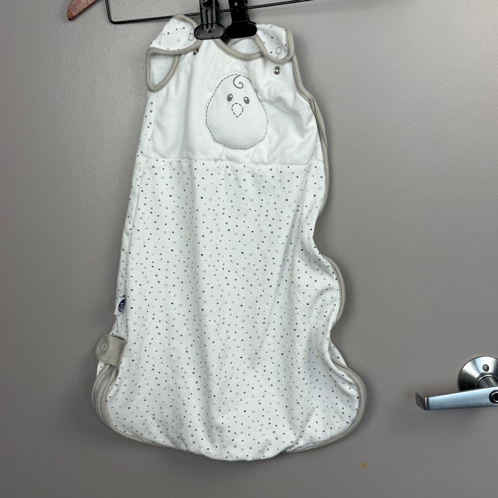 Nested Bean Zen Swaddle White‎ Star Print Size S 0–6 Months Baby